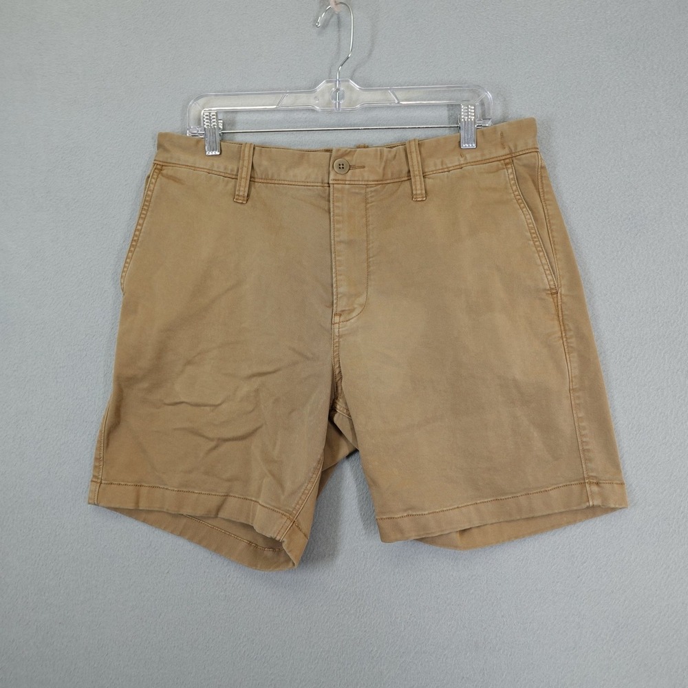 Madwell Shorts Mens 34 Brown Coolmax All Season Chino Casual Summer Outdoor